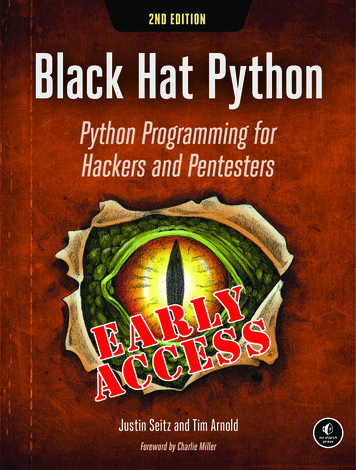 2ND EDITION Black Hat Python - Anarcho-Copy