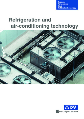 Refrigeration And Air-conditioning Technology - WIKA
