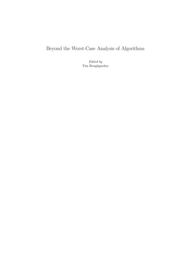 Beyond The Worst-Case Analysis Of Algorithms - Tim Roughgarden
