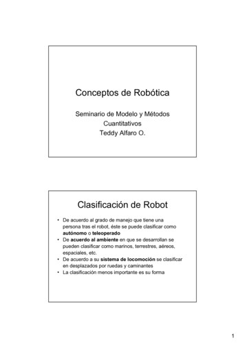 Conceptos De Robótica - Universidad Técnica Federico Santa María