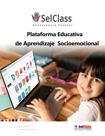 Plataforma Educativa De Aprendizaje Socioemocional - SEL Chile
