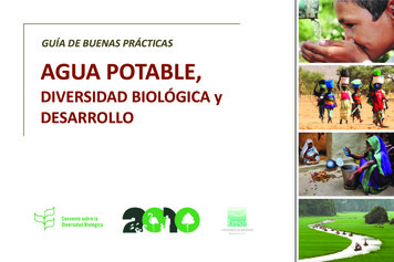 GUÍA DE BUENAS PRÁCTICAS AGUA POTABLE, - Convention On Biological .