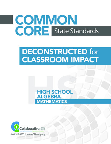COMMON CORE State Standards - Know What You Taught