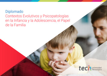Contextos Evolutivos Y Psicopatologías En La Infancia Y La Adolescencia .