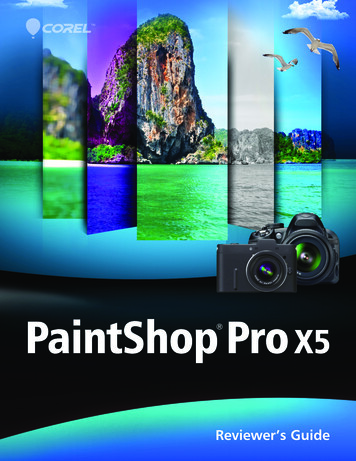 Corel PaintShop Pro X5 Reviewer's Guide