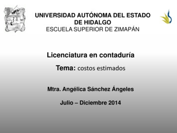 Licenciatura En Contaduría Tema - Universidad Autónoma Del Estado De .