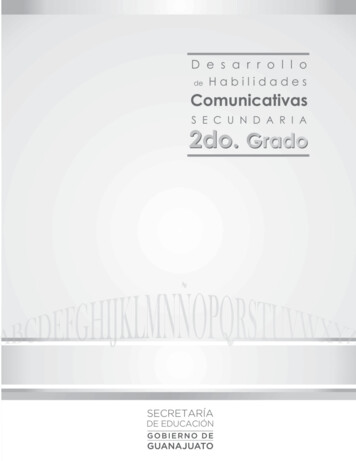 Desarrollo De Habilidades Comunicativas. Cuadernillo De Apoyo 2012 .