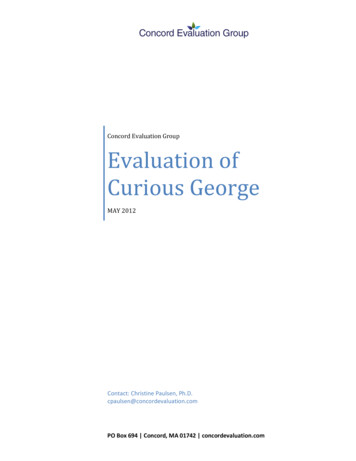 Evaluation Of Curious George - PBS