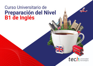Curso Universitario De Preparación Del Nivel B1 De Inglés - Techtitute