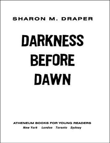 DARKNESS BEFORE DAWN - Weebly