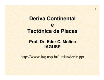 Deriva Continental E Tectônica De Placas - University Of São Paulo