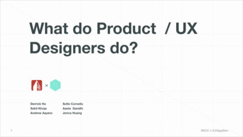 What Do Product / UX Designers Do? - Wicc.acm 