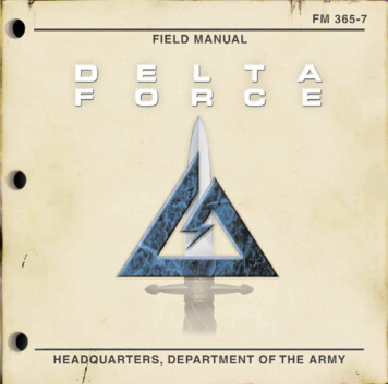 Delta Force Manual