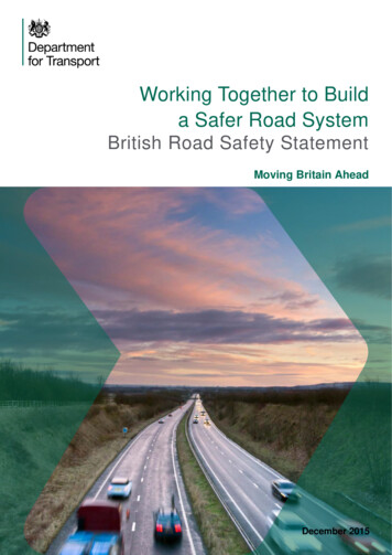 Working Together To Build A Safer Road System - Graham Feest