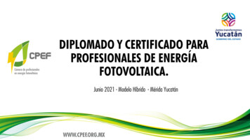 Diplomado Y Certificado Para Profesionales De Energía Fotovoltaica.
