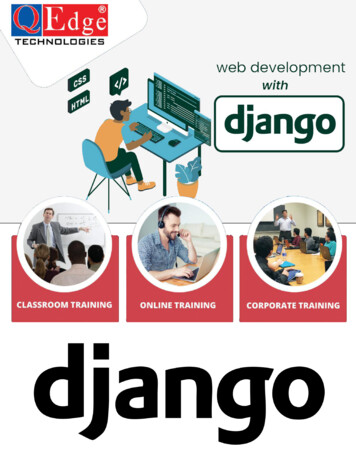 Django Course Content - Qedgetech 