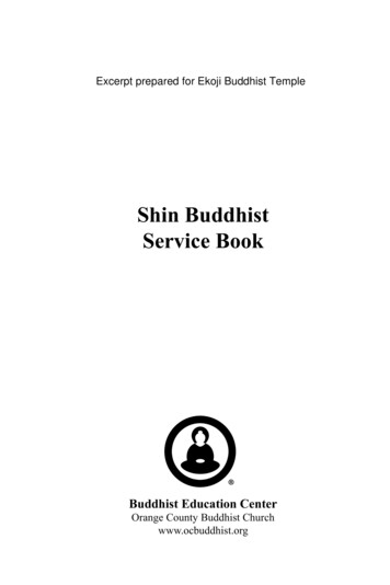 Shin Buddhist Service Book - EKOJI BUDDHIST TEMPLE