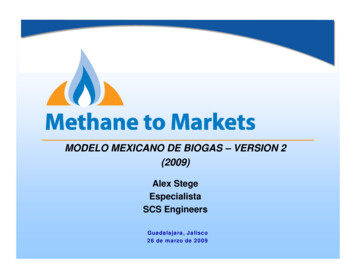 MODELO MEXICANO DE BIOGAS - VERSION 2 - Global Methane Initiative