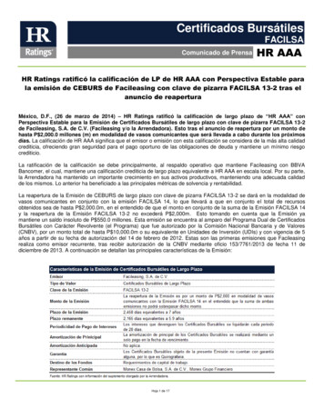 HR AAA Comunicado De Prensa