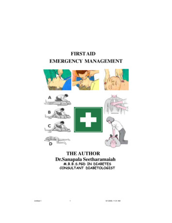 FIRST AID EMERGENCY MANAGEMENT - Welcome Miners.!