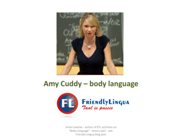 Amy Cuddy Body Language - Friendly Lingua