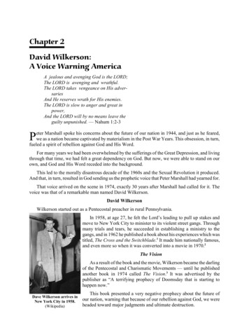 Chapter 2 David Wilkerson: A Voice Warning America - Lamb And Lion .