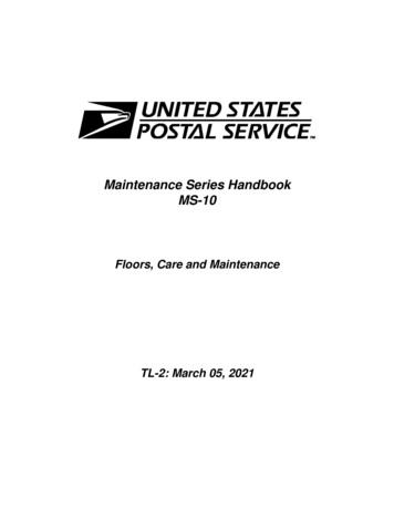 Maintenance Series Handbook MS-10