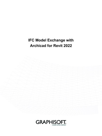 IFC Model Exchange With ArchicadforRevit2022 - Graphisoft
