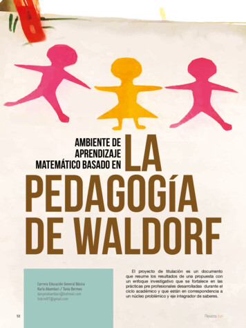 Ambiente De Aprendizaje Pedagogía De Waldorf