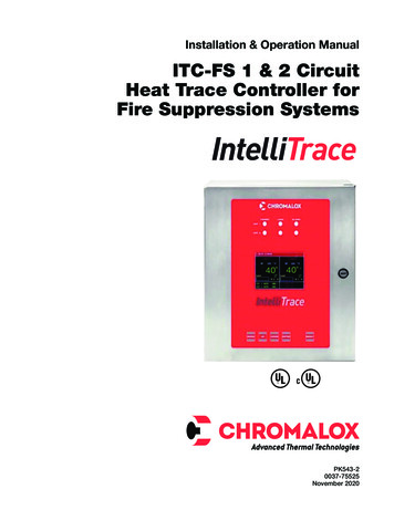 ITC-FS 1 & 2 Circuit Heat Trace Controller For Fire Suppression Systems