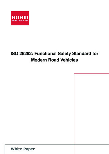 ISO 26262: Functional Safety Standard For Modern Road Vehicles