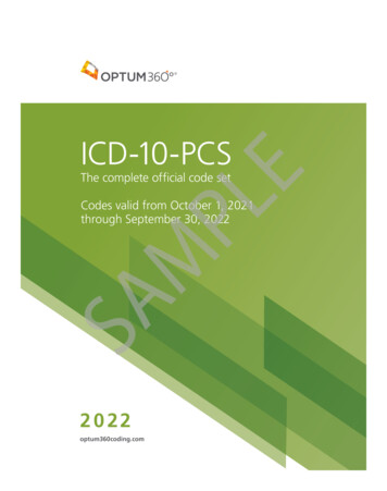ICD-10-PCS SAMPLE - OptumCoding