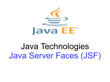 Java Technologies Java Server Faces (JSF) - Alexandru Ioan Cuza University