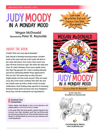 ABOUT THE BOOK - Judy Moody