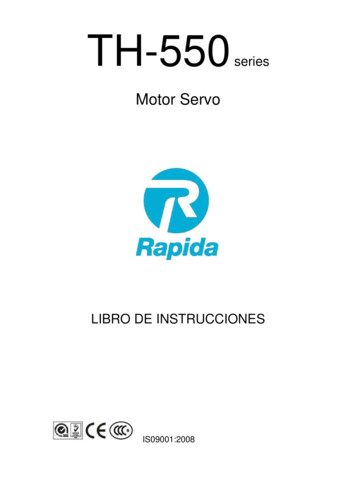 LIBRO DE INSTRUCCIONES TH-550 - Rapida