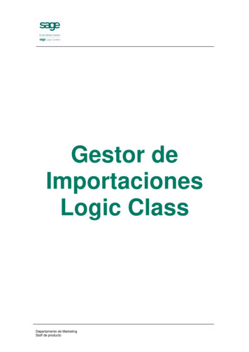 Gestor De Importaciones Logic Class - Innovaciondespachos 