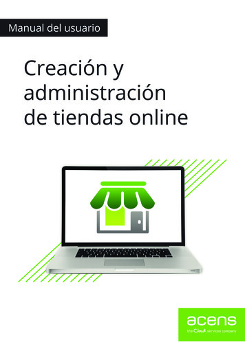 Creación Y Administración De Tiendas Online - Acens
