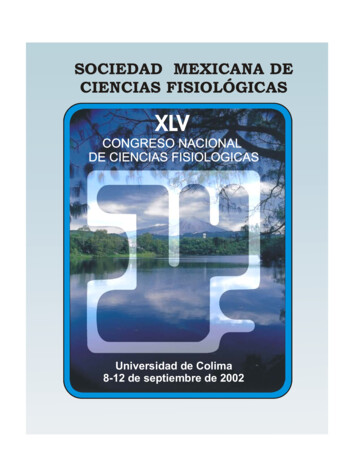 Sociedad Mexicana De Ciencias Fisiológicas, A