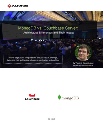 MongoDB Vs. Couchbase Server