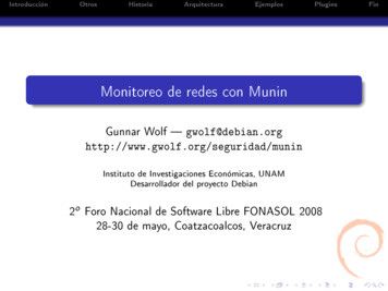 Monitoreo De Redes Con Munin - Gwolf 