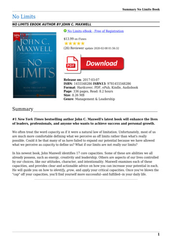Summary No Limits Book No Limits - Booksmatter Free Books