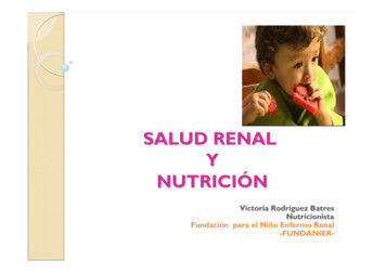 SALUD RENAL Y NUTRICIÓN - Fundanier