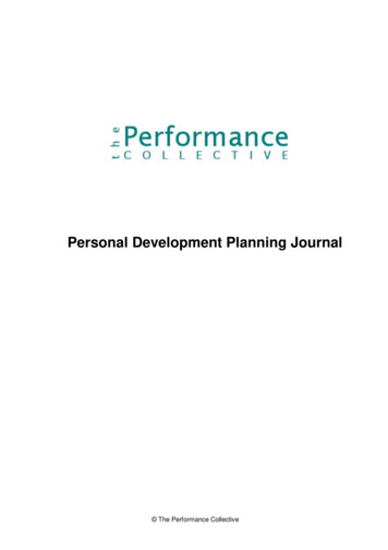 Personal Development Planning Journal - The Performance Collective