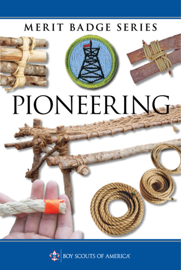 PIONEERING - Scouting