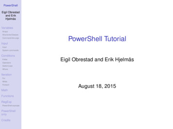 Input PowerShell Tutorial - ELTE