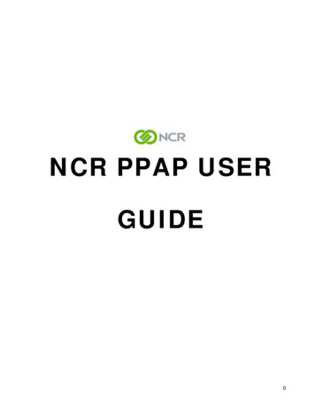 PPAP User Guide Rev B - NCR