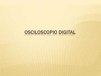 Osciloscopio Digital - Unsj