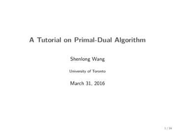 Primal-Dual Interior-Point Methods - Carnegie Mellon University