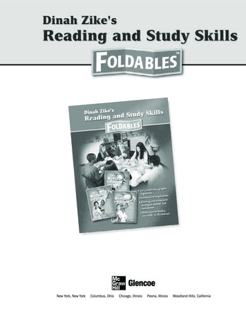 Reading And Study Skills Foldables - North Dakota State University