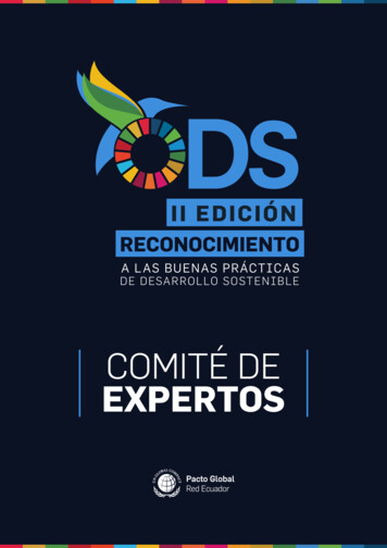 COMITÉ DE EXPERTOS - Pacto Global Ecuador